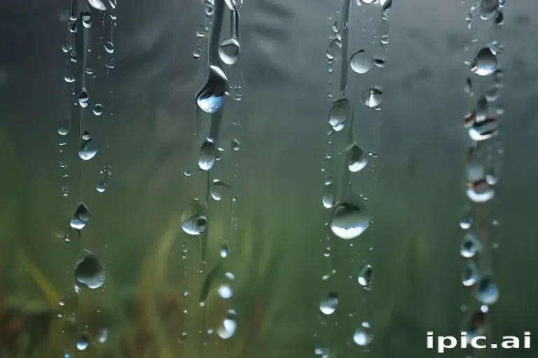 water droplets transparent