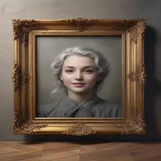 transparent photo frame