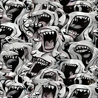 screaming background