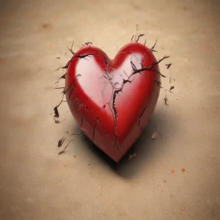 broken heart background