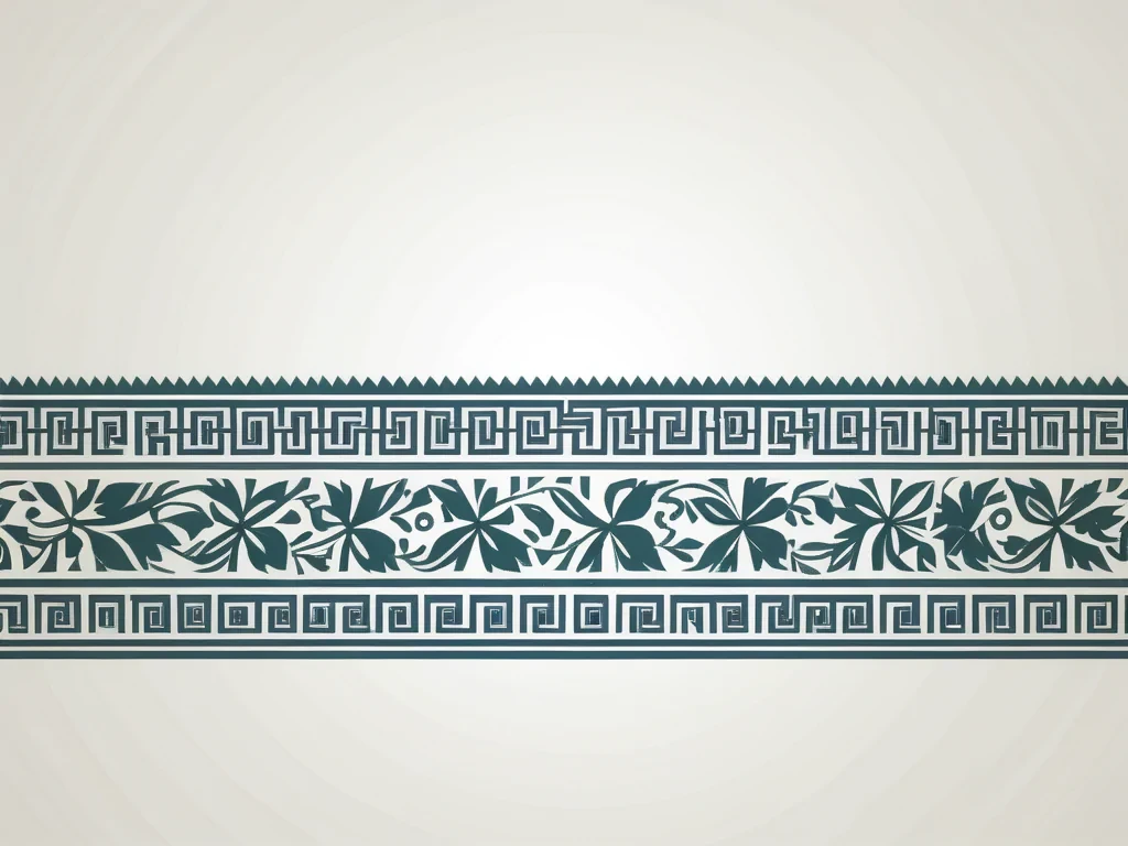 border line design