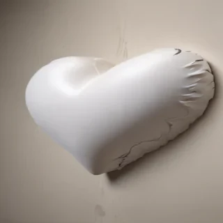 white heart