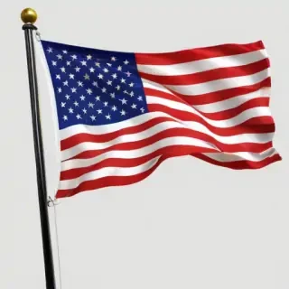 american flag waving png