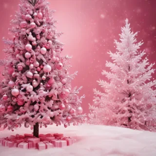 christmas background pink