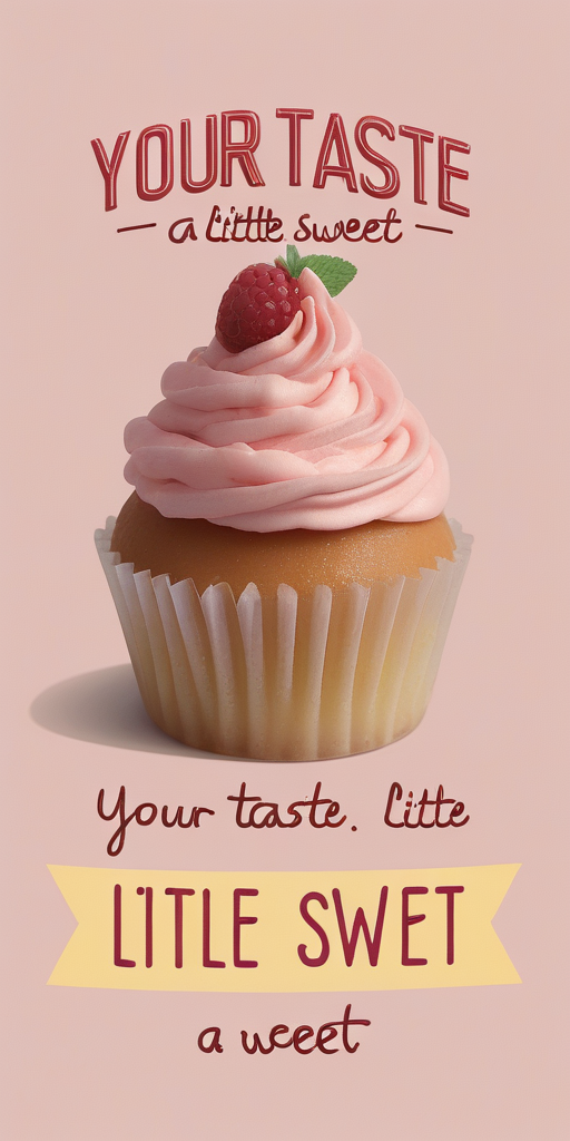 your taste is a little sweet