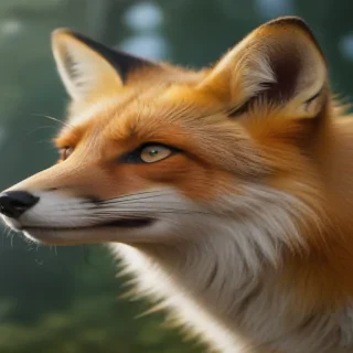background fox