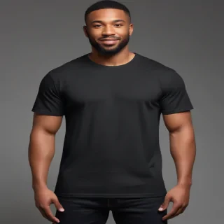 black tee png