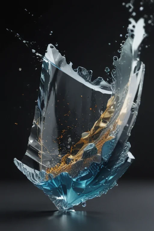 glass shattering png
