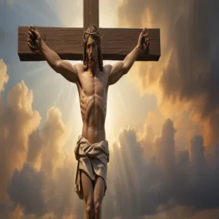 picture of jesus on cross