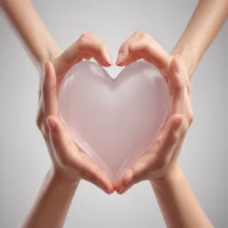 heart hands clipart