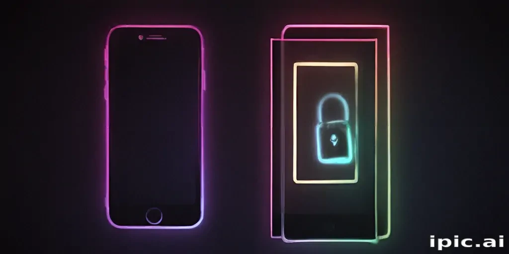 lock screen neon wallpaper iphone