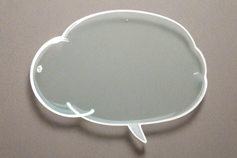 transparent thought bubble