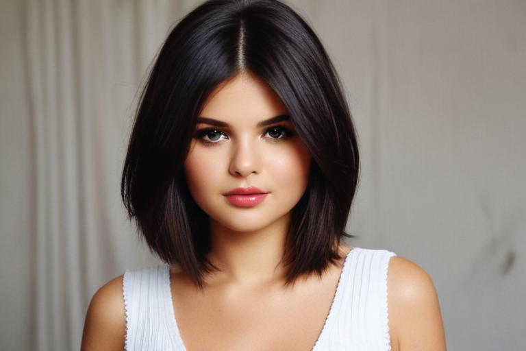 selena gomez hair 2023