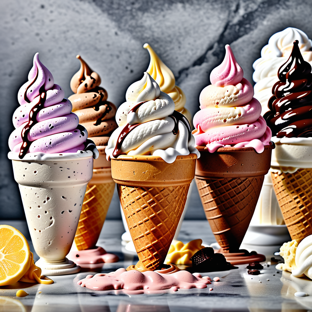 soft serve ice cream mixes