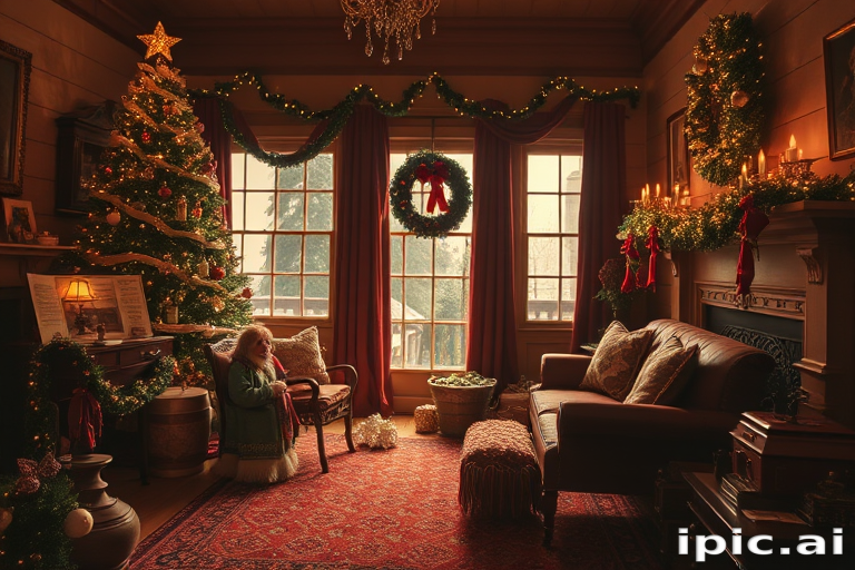 old fashioned christmas pictures