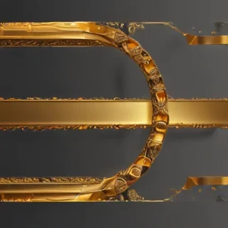 golden line png