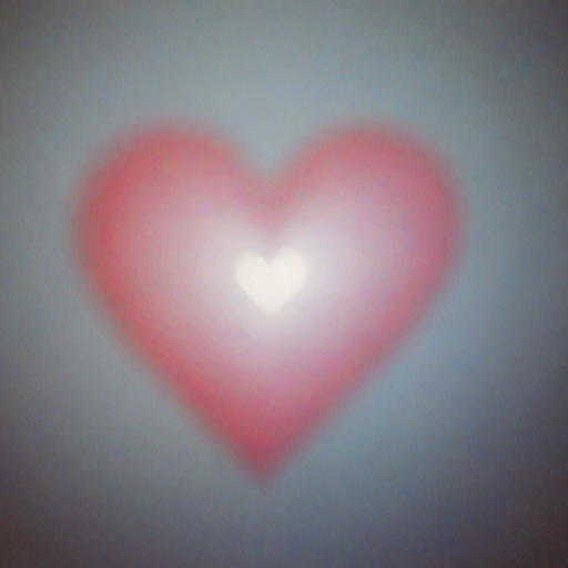 blurry heart