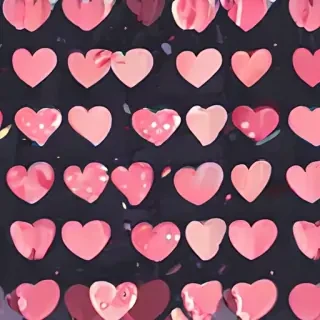 cute heart background