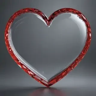 heart outline transparent