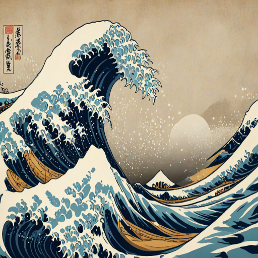 the great wave wallpaper