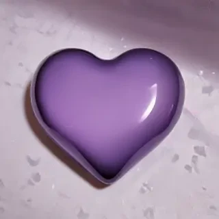 aesthetic purple heart