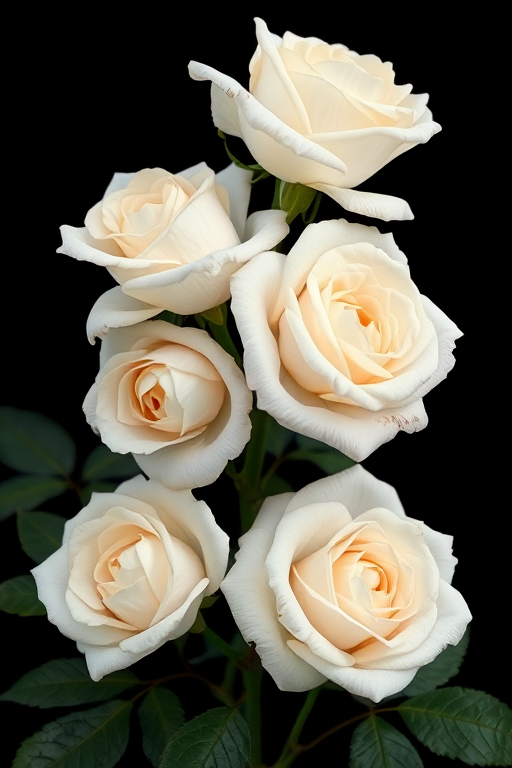white roses png