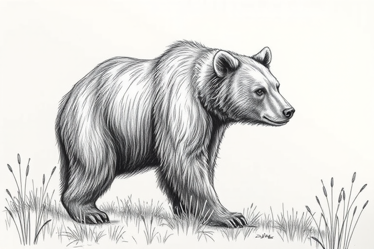 bear drawing