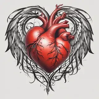 heart tattoo png
