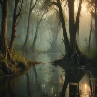 swamp background