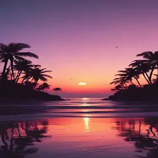 aesthetic wallpaper sunset