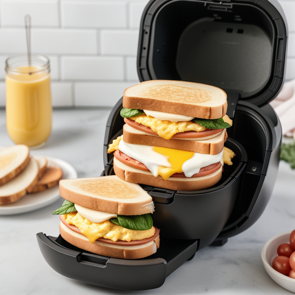 frozen breakfast sandwich in air fryer