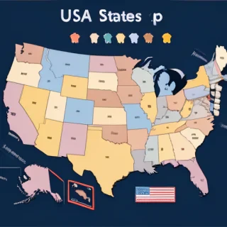 usa states map