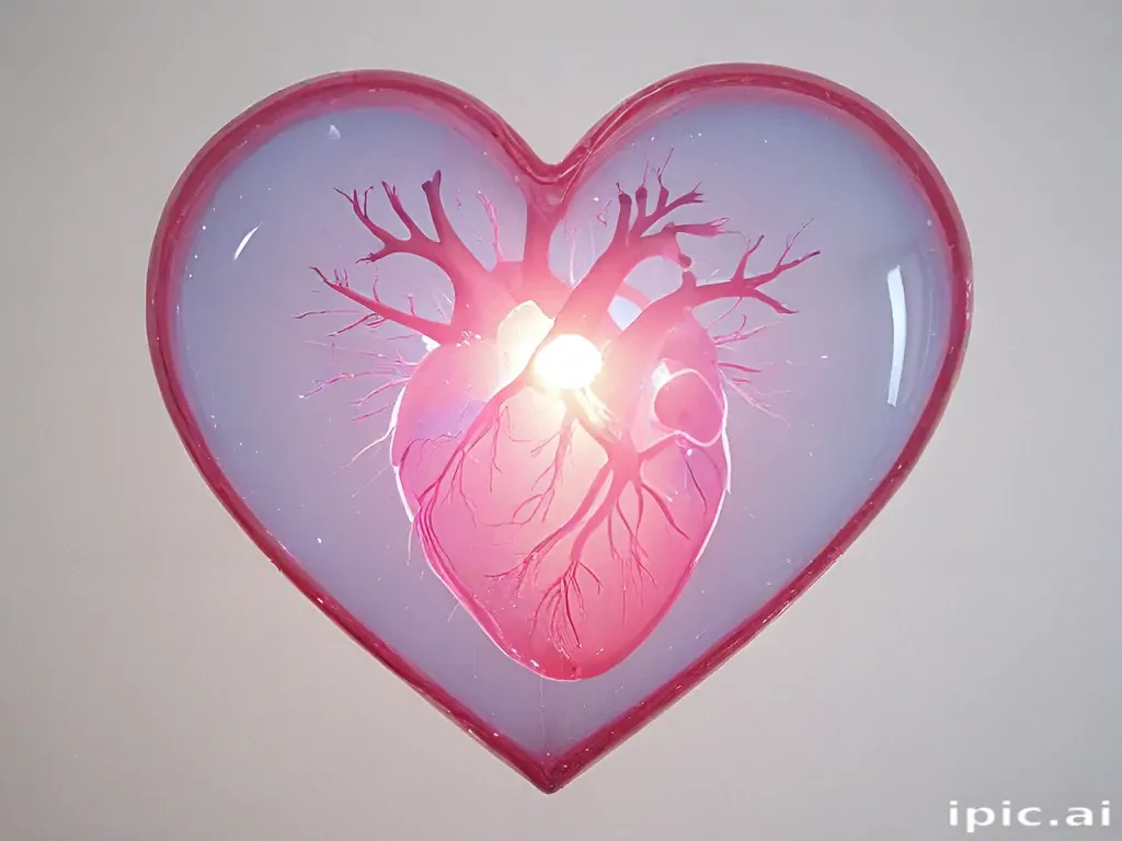 aesthetic transparent heart