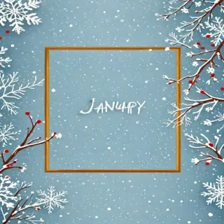 january background
