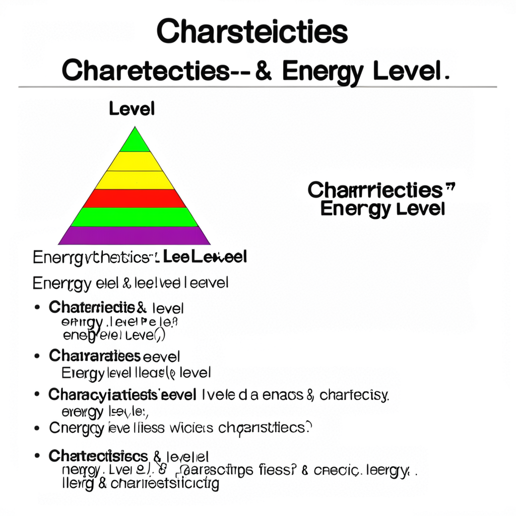 characteristics/energy level