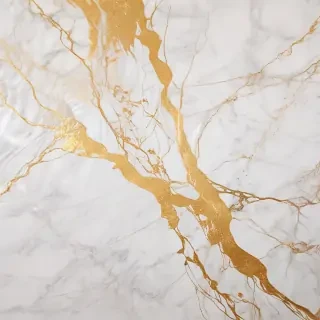 white and gold marble background