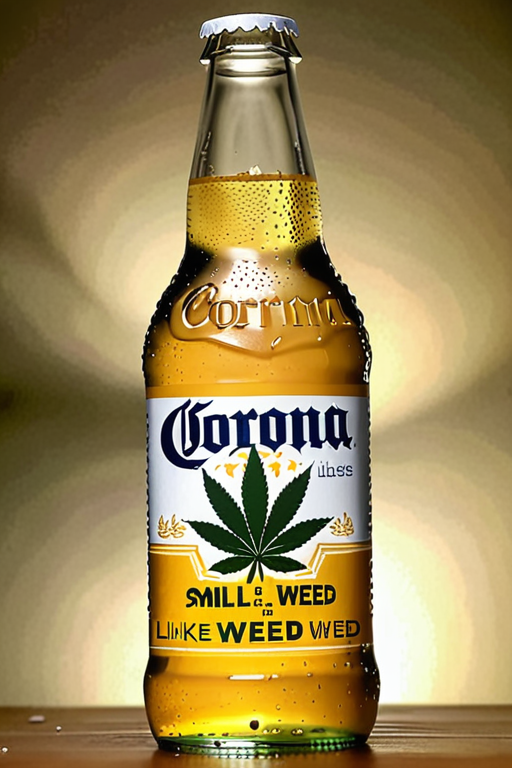 why does corona smell like weed
