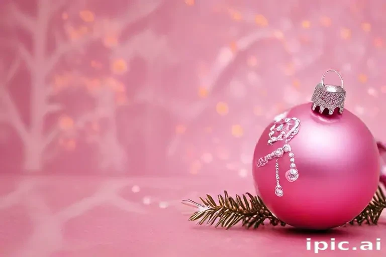 pink christmas desktop wallpaper
