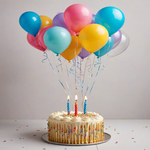happy birthday transparent background