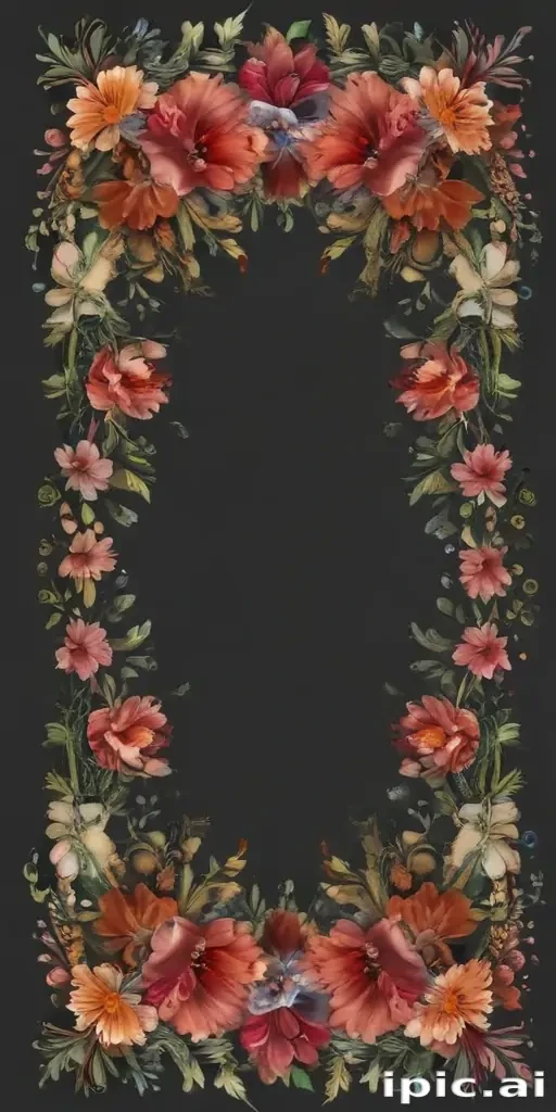 floral border png