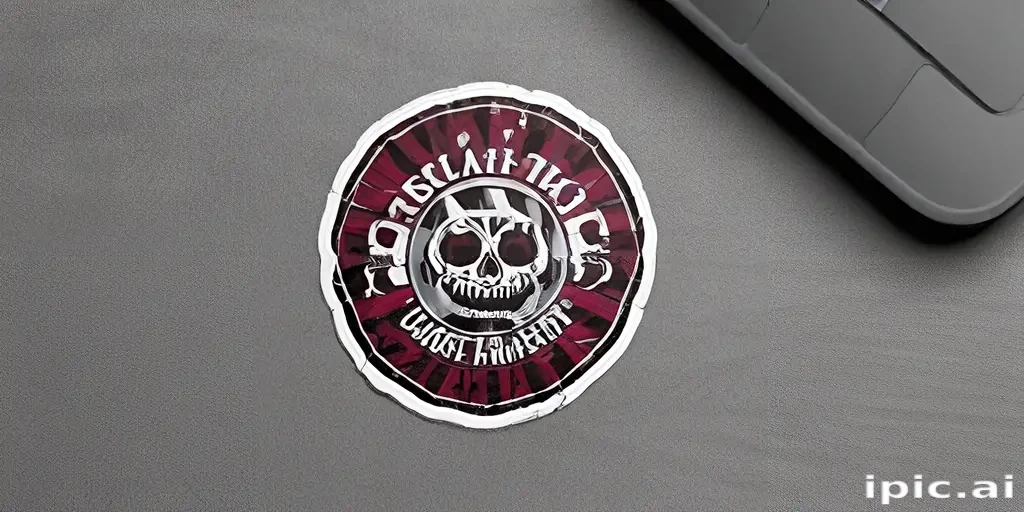 sticker mockup