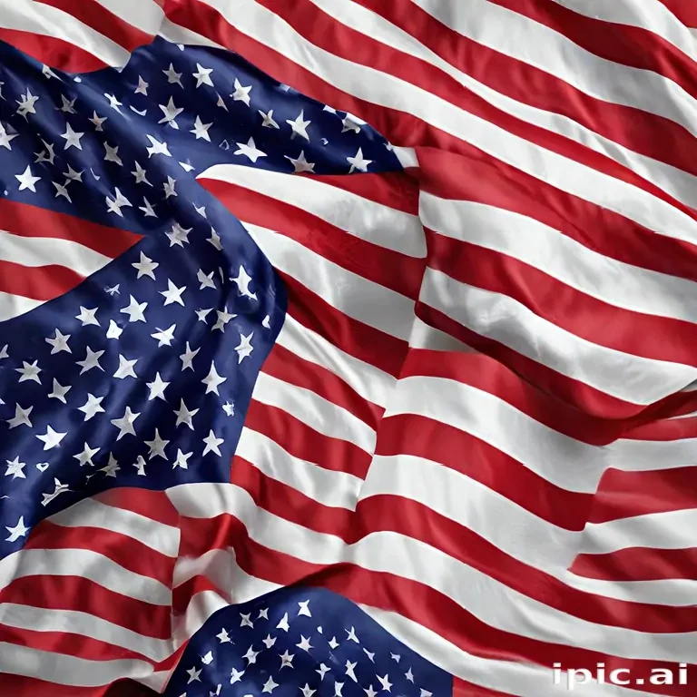 american flag waving png