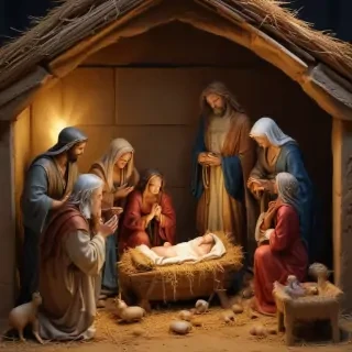 images of the manger scene