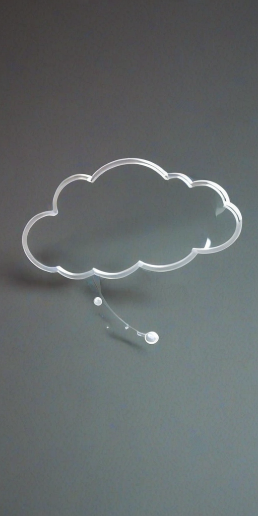 transparent thought bubble