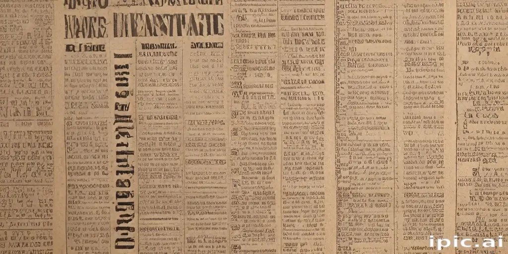 old newspaper background