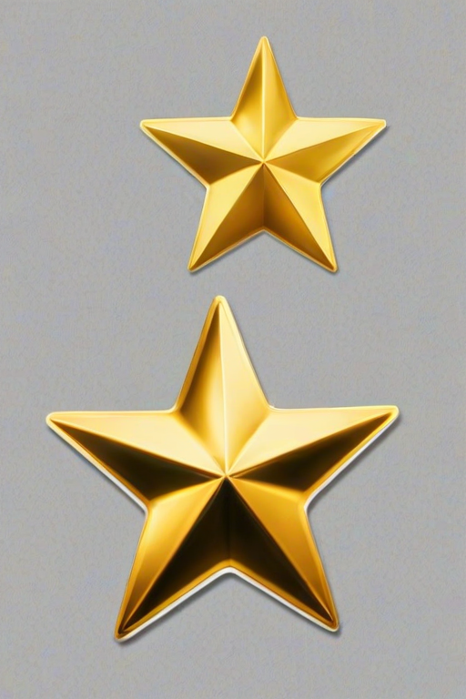 gold star sticker png