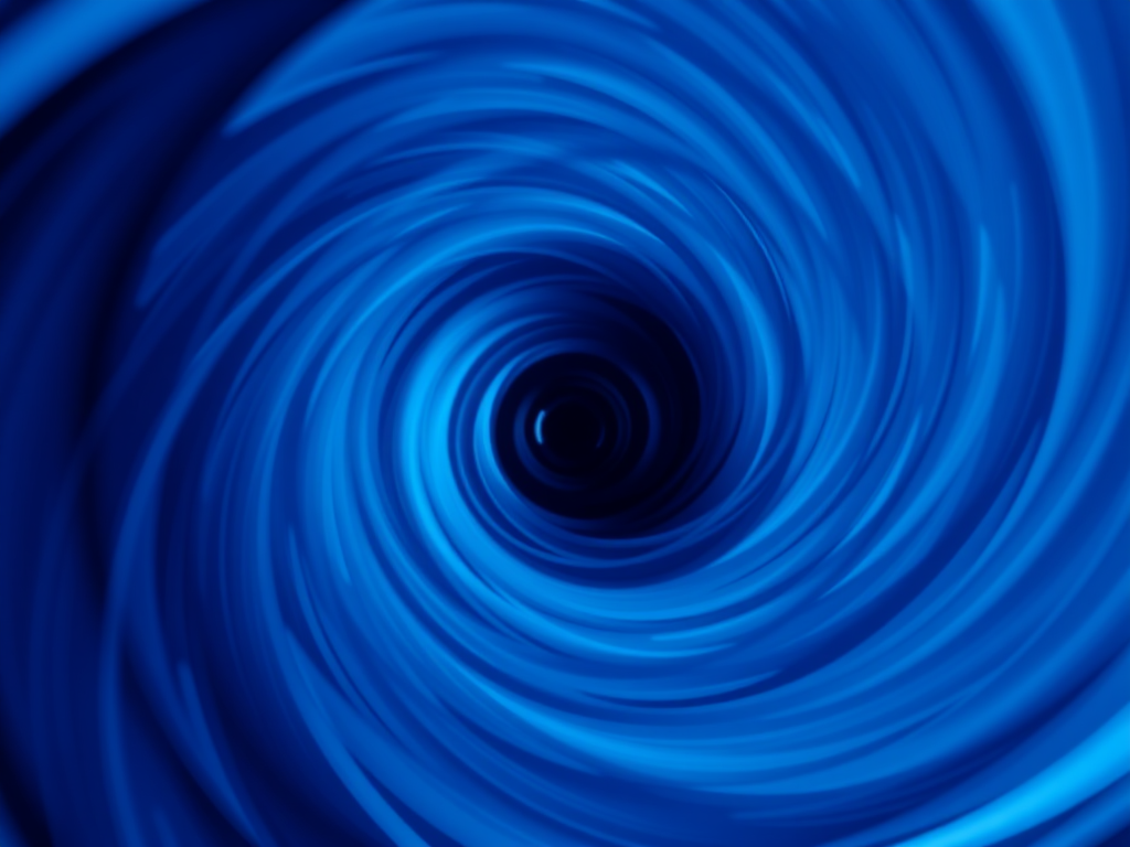 create a swirling blue spiral background with varying shades of blue, focused lens, aperture f/8, ISO 100, wide-angle view, DSLR camera, high resolution