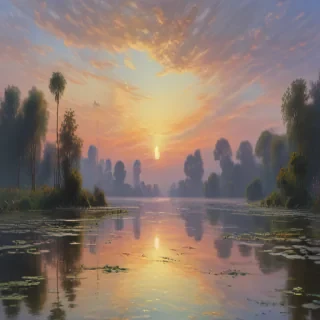 monet painting wallpaper