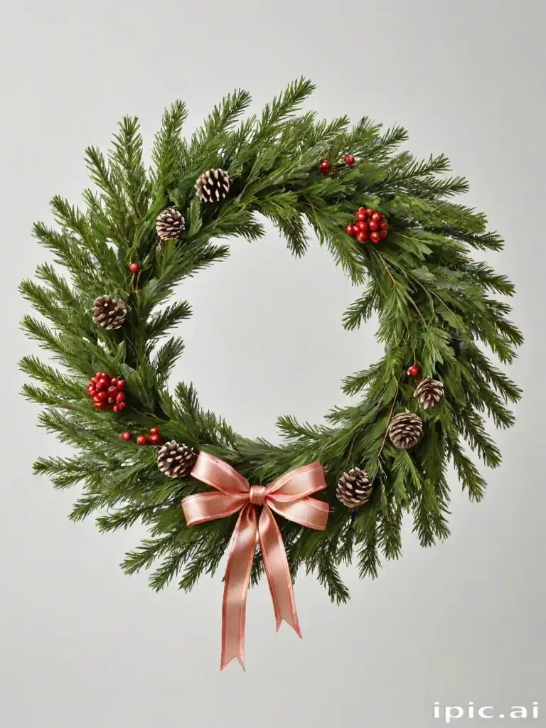 christmas wreath transparent