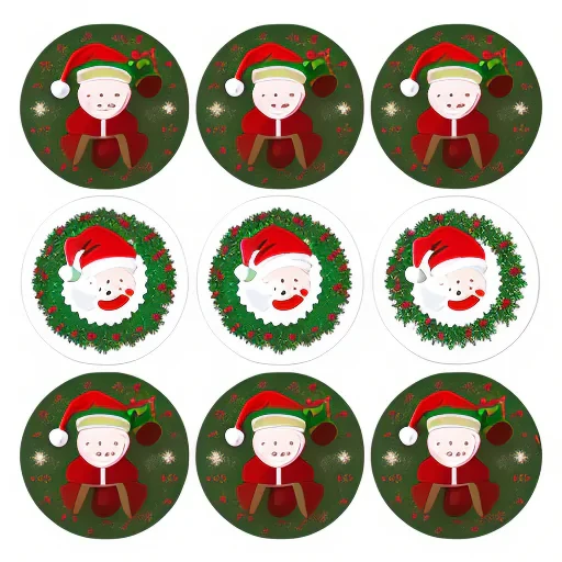 christmas stickers png